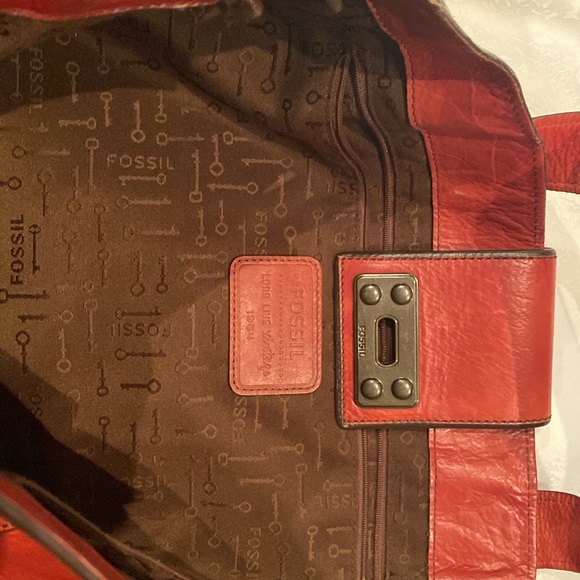 Fossil Leather briefcase - Picture 2 of 2